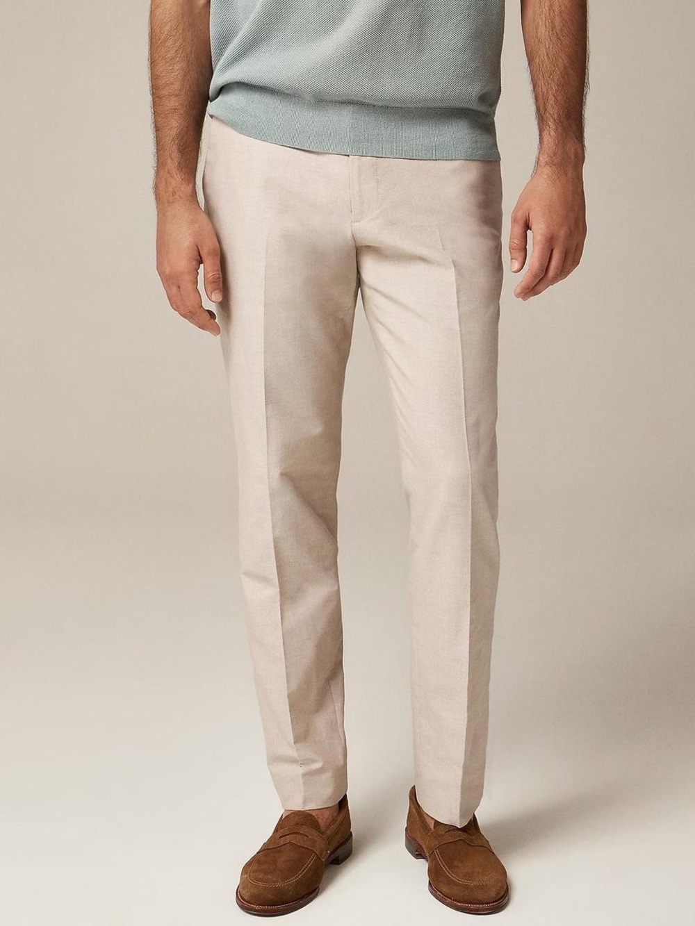 NWT J. Crew Ludlow Slim Dress Pant Stretch Chino 3XDRY Khaki Pants Size 36x32